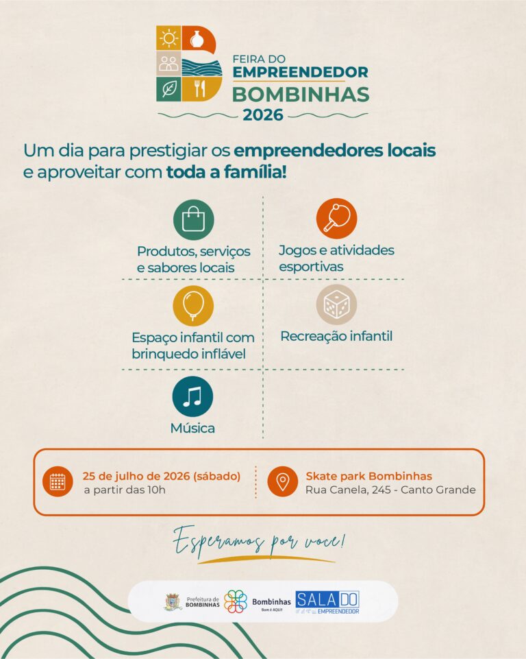 Feira do Empreendedor, no Skate Park Bombinhas.