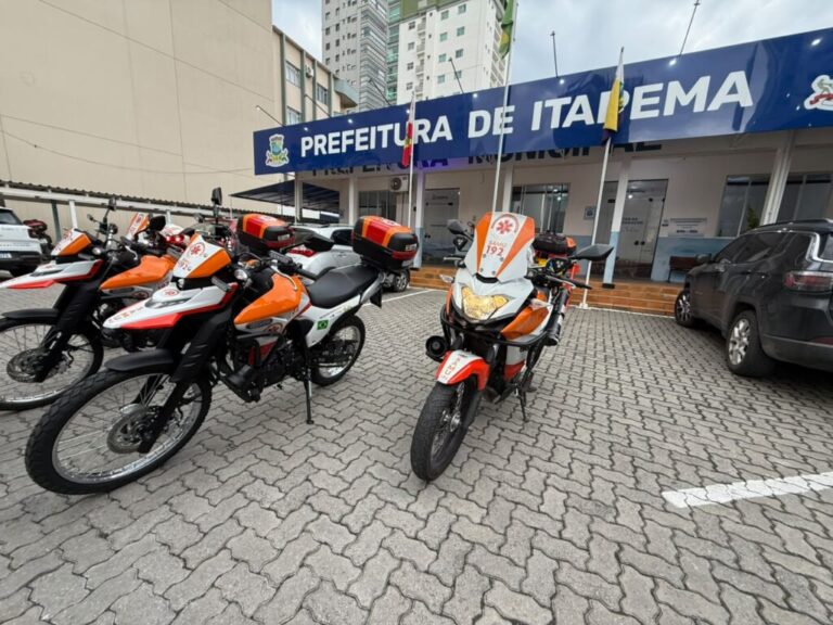 Itapema reforça atendimento de urgência com duas novas motolâncias para o SAMU