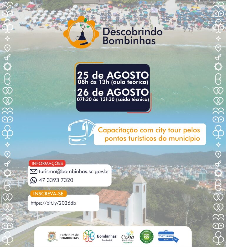 Bombinhas abre inscrições para capacitação gratuita voltada ao turismo local bombinhas-abre-inscricoes-para-capacitacao-gratuita-voltada-ao-turismo-local