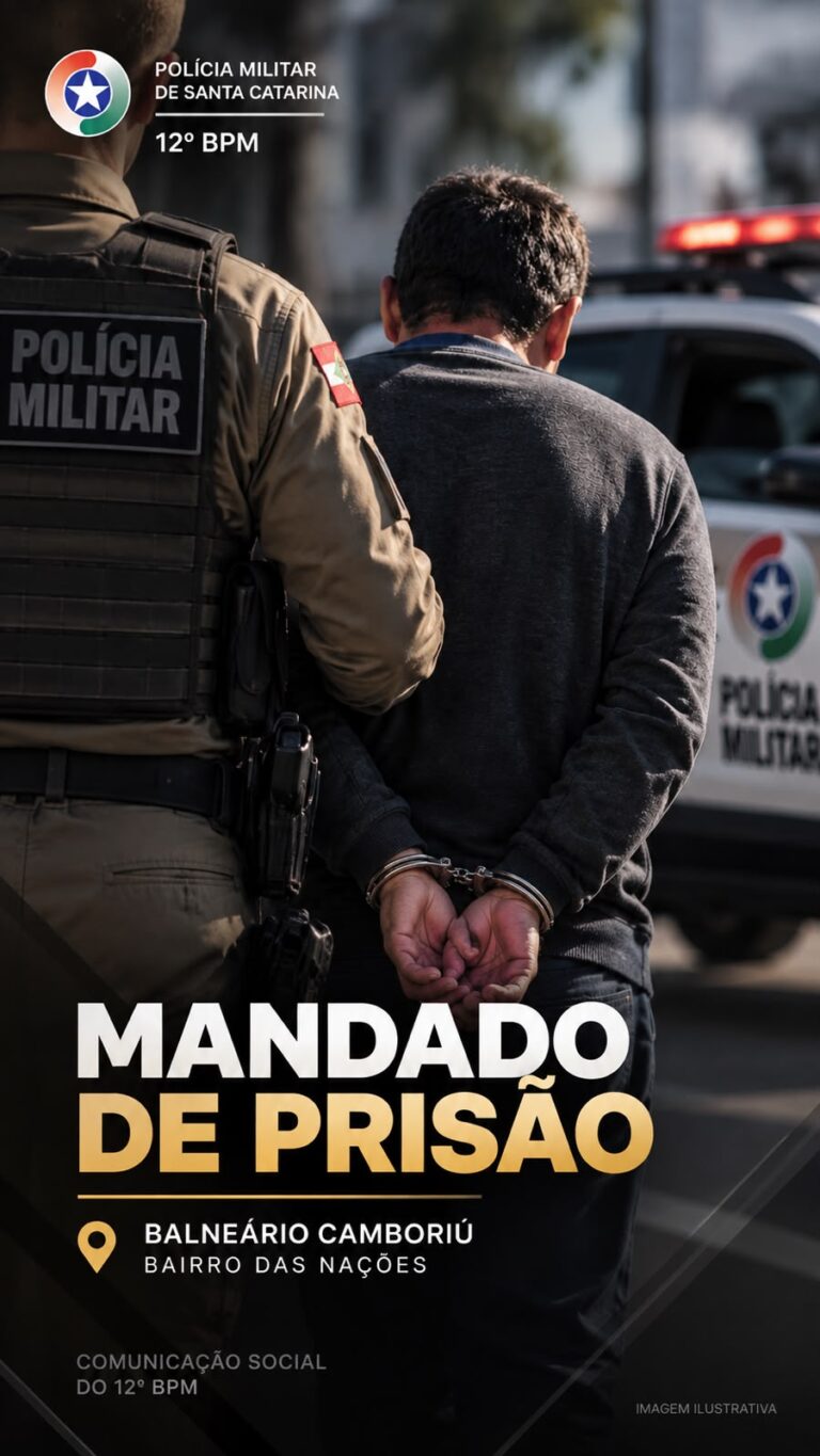 Homem com mandado de prisão em aberto é detido durante fiscalização em Balneário Camboriú homem-com-mandado-de-prisao-em-aberto-e-detido-durante-fiscalizacao-em-balneario-camboriu