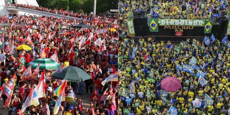 Em Brasília, atos por Lula e Flávio ficam a 2 km de distância em-brasilia,-atos-por-lula-e-flavio-ficam-a-2-km-de-distancia